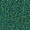 Miyuki 11 Round Seed Bead, 11-1016, Silver Lined Green AB, 13 grams